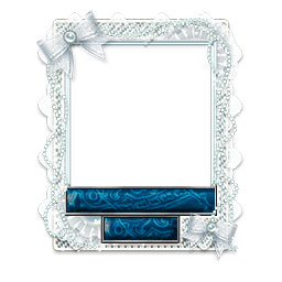 ホワイトシースルーリボンの枠