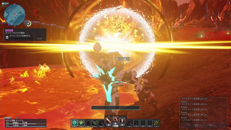 運がよければレアリティ★8武器と交換できる「インフェリウム」がドロップすることも