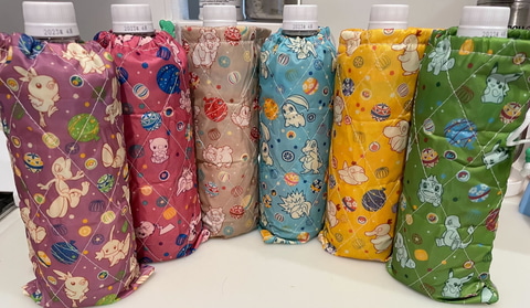 2022年7月展開の「ポケモン 和柄デザイン」ペットボトルカバー