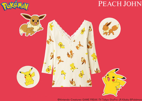 PEACH JOHN、「ポケモンコレクション」のメインビジュアルと全