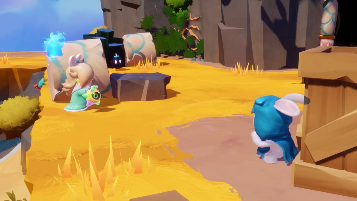 隠れていた敵に攻撃！