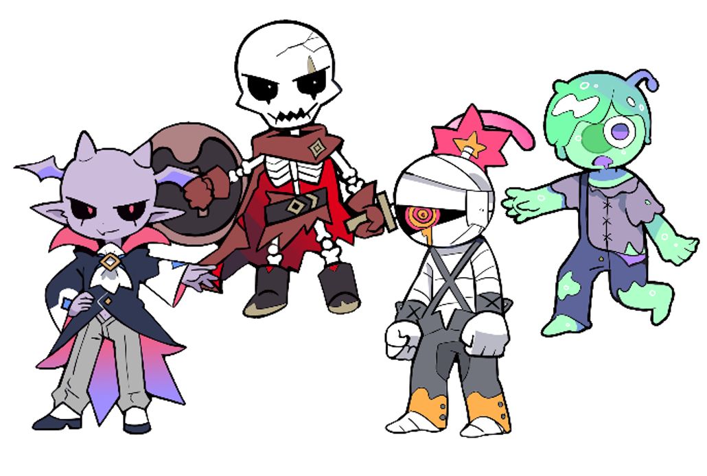 アンデッドもバスターへ攻撃をしてくる。先手必勝で撃破しよう