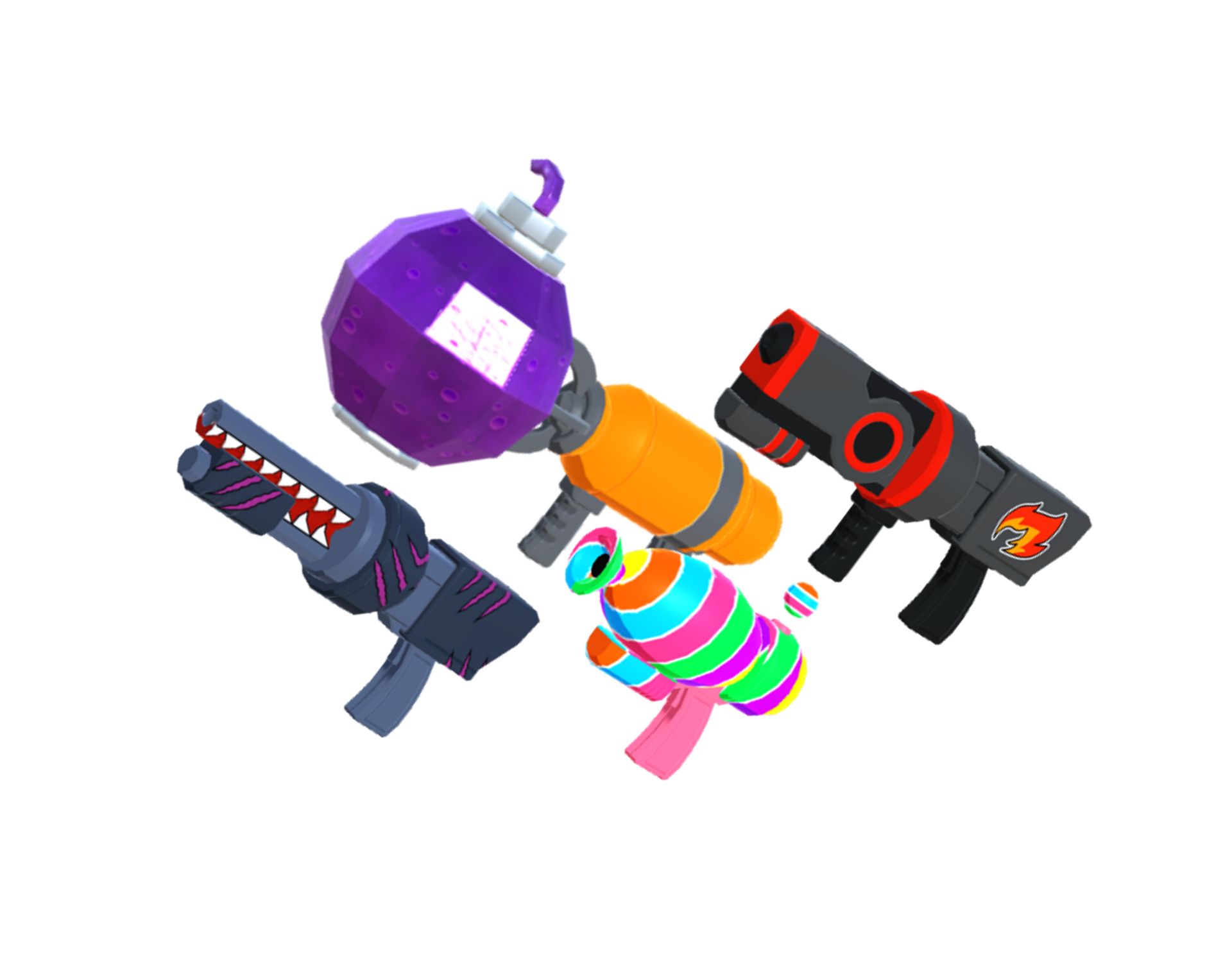 いろいろな種類から、自分にとって使いやすいウェポンを見つけよう