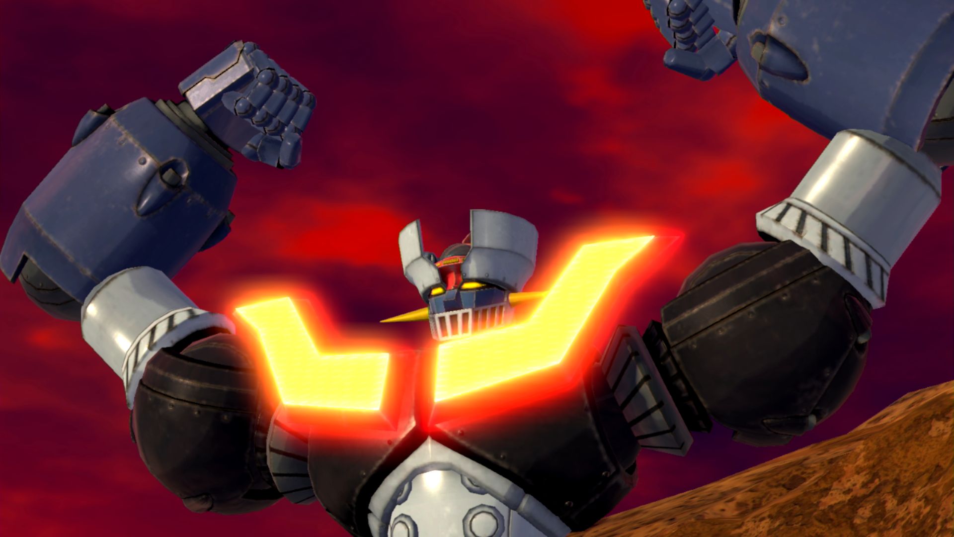 ダイナミックプロの巨大ロボットがムサシと合流。その戦いやいかに!?