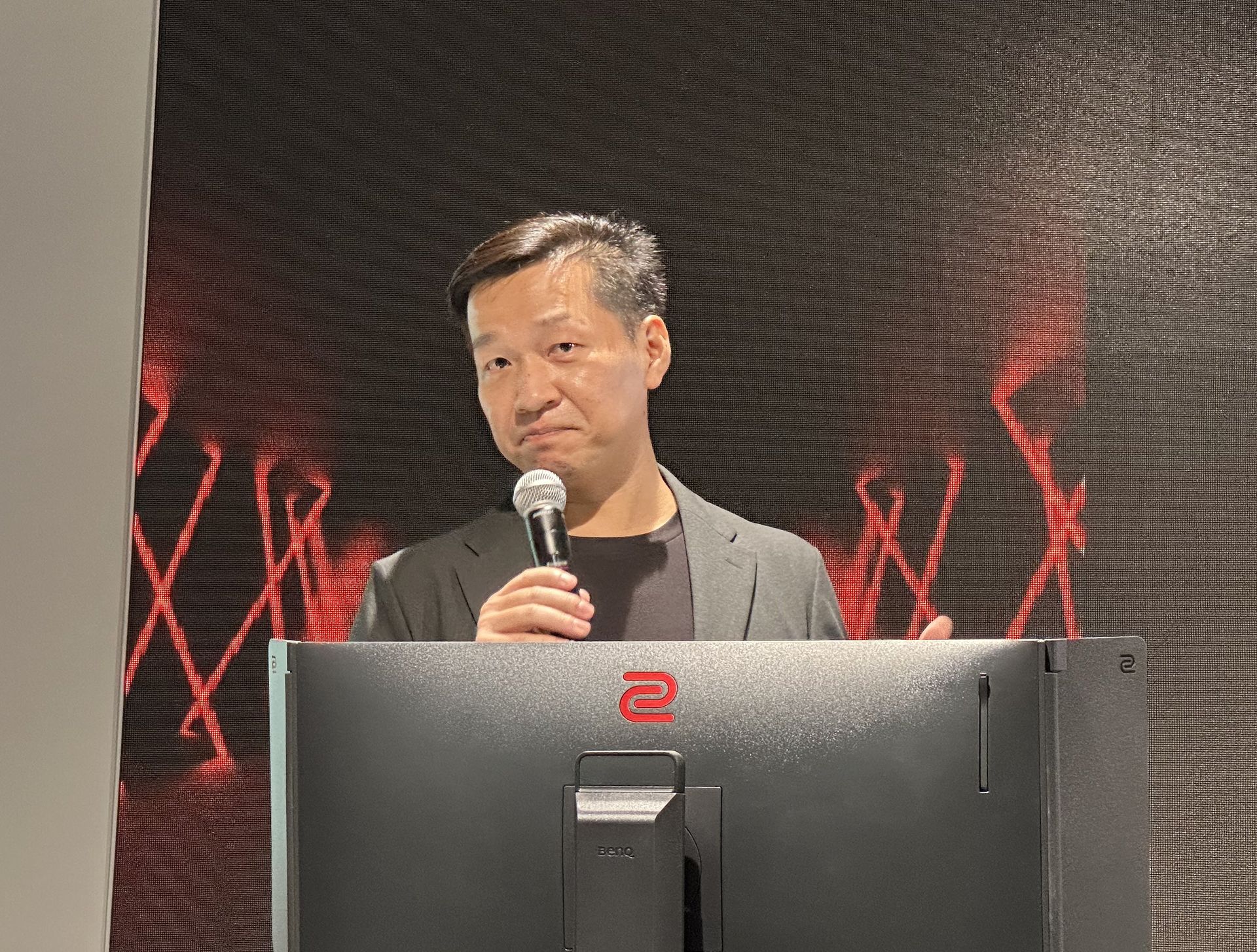 説明を担当したBenQ本社のChris Lin氏