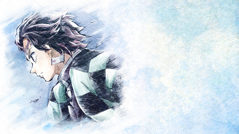 鬼滅無限列車風水墨画 画集に加え、松島氏のイラストを更にお届けする テレビアニメ「鬼滅の