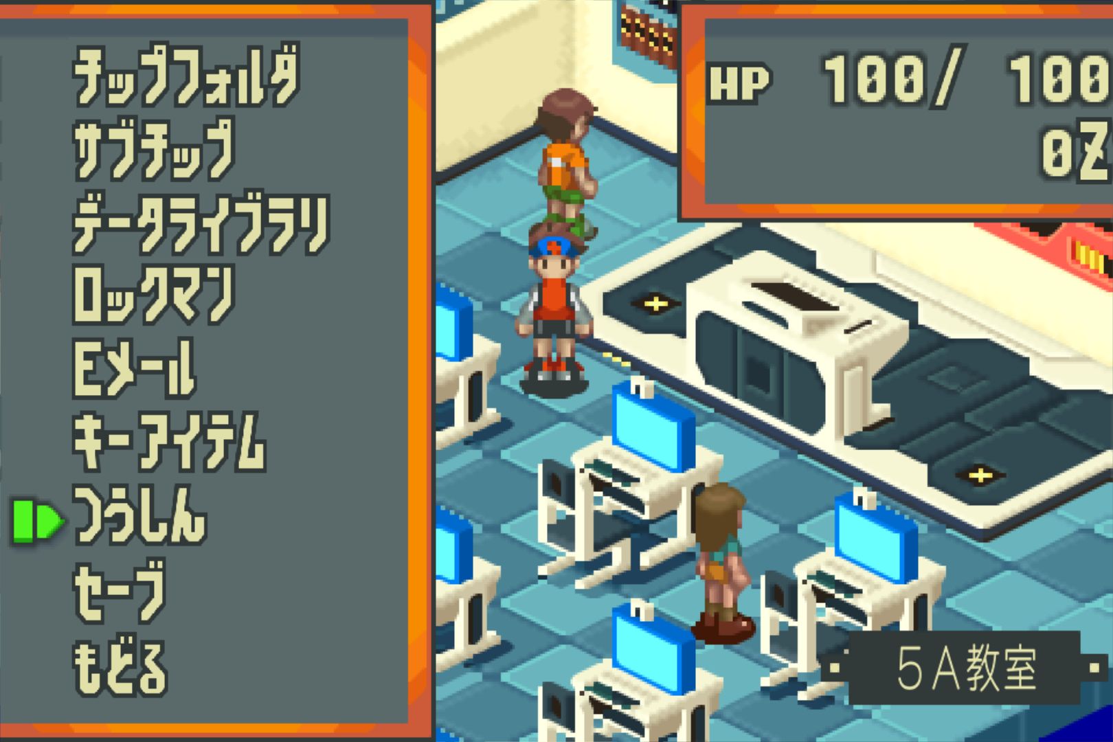 各タイトル内のサブ画面「ネットワーク／つうしん」の項目からマッチングできる