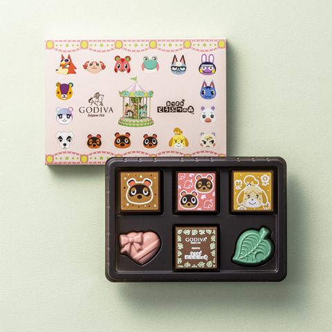 ゴディバと「あつ森」がコラボしたチョコレート「ゴディバ meets