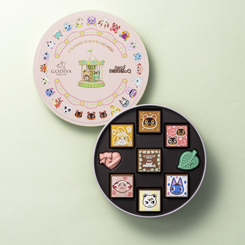 ゴディバと「あつ森」がコラボしたチョコレート「ゴディバ meets