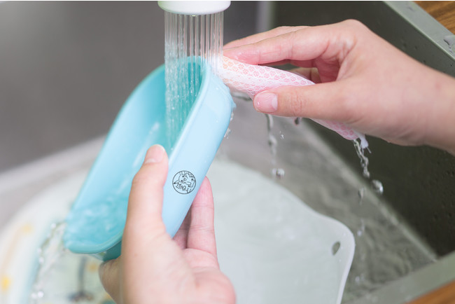 耐水性インクを使っているため、水洗いや洗濯もOK