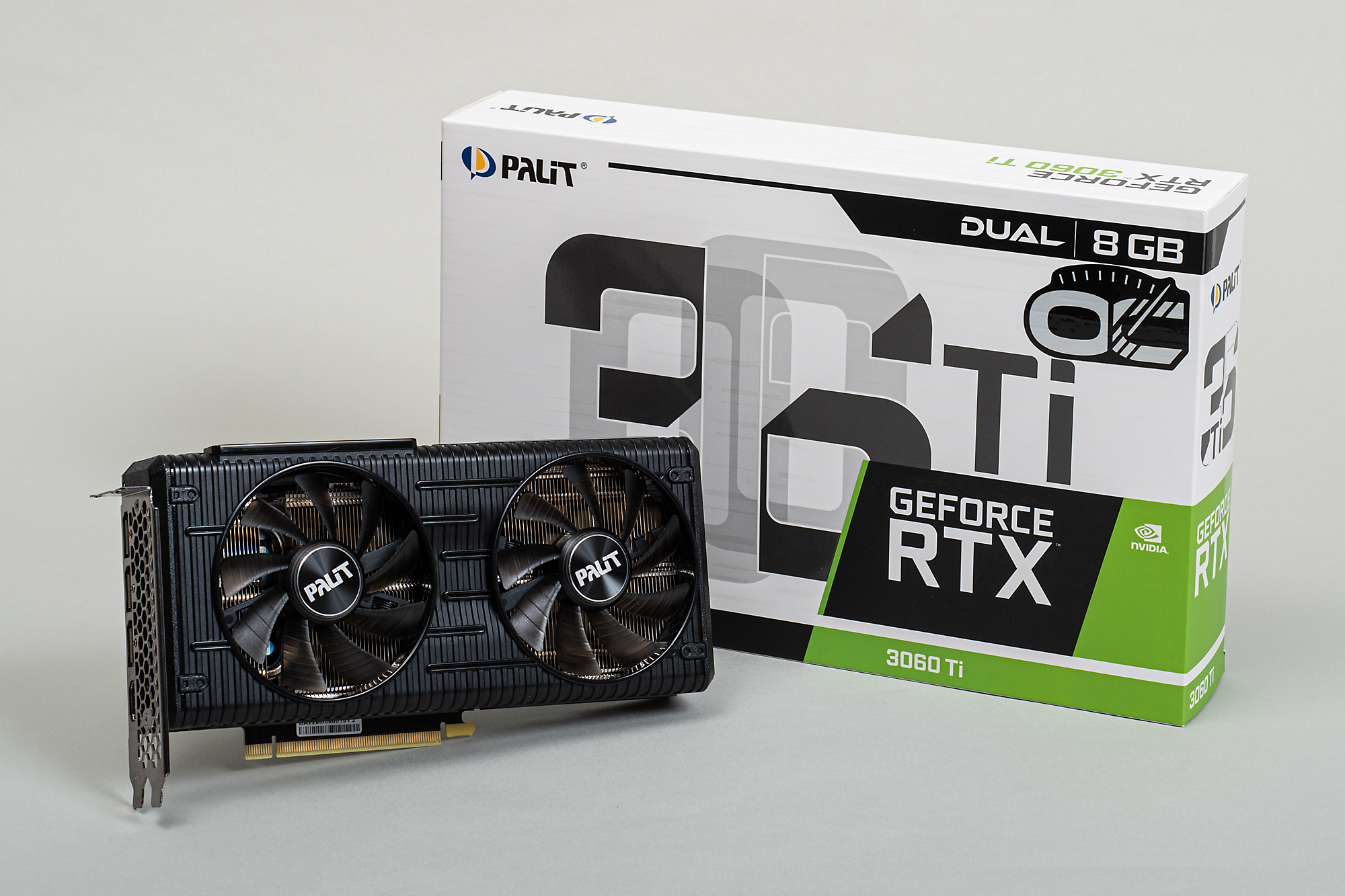 GeForce RTX 3060と12GBのビデオメモリを搭載した「RTX 3060 Ti Dual」