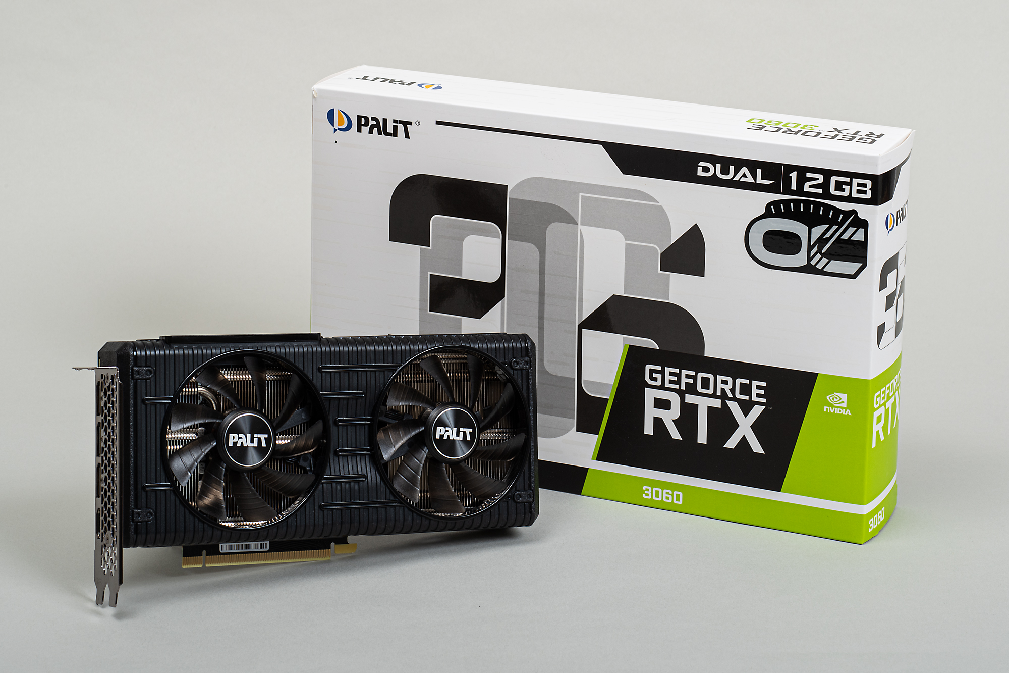 GeForce RTX 3060と12GBのビデオメモリを搭載した「RTX 3060 Dual」