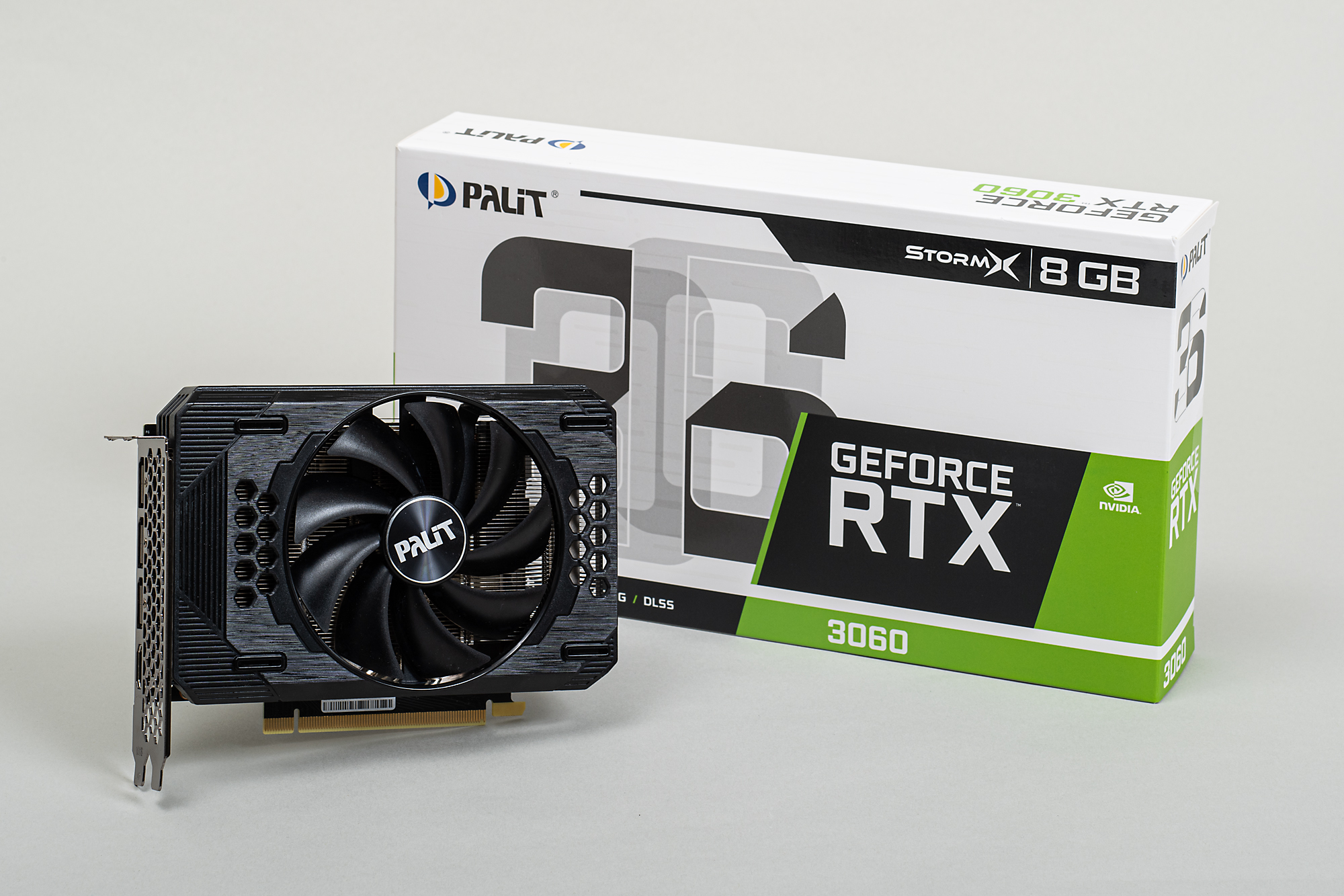 GeForce RTX 3060と8GBのビデオメモリを搭載した「RTX 3060 StormX」