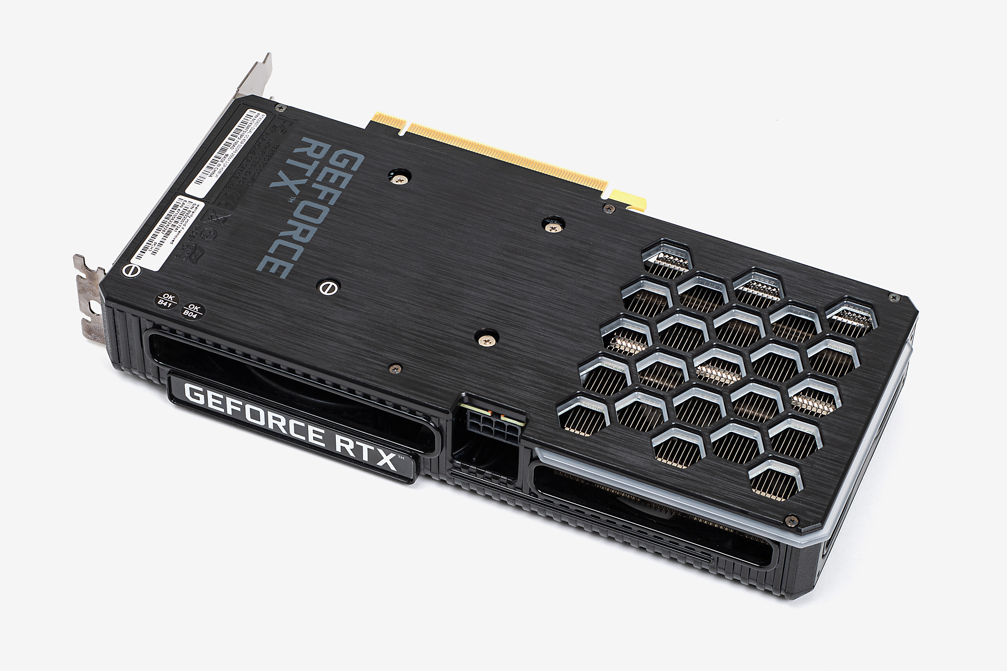 「RTX 3060 Ti Dual」の裏面