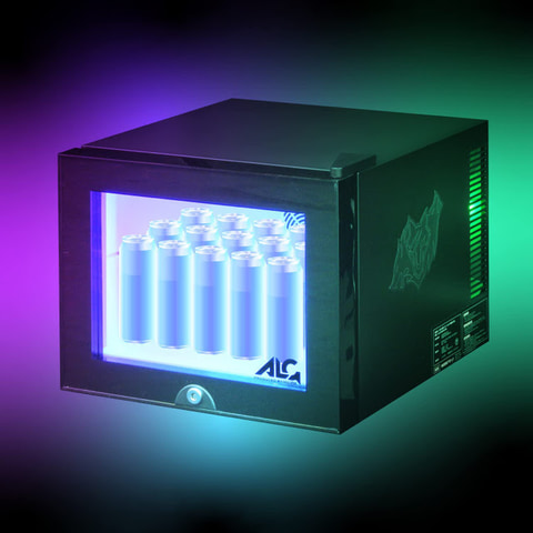 ゲーミング冷蔵庫 ミニゲーミング冷蔵庫」予約開始！ LED搭載で冷蔵庫の中がカラフルに 冷蔵庫・冷凍庫