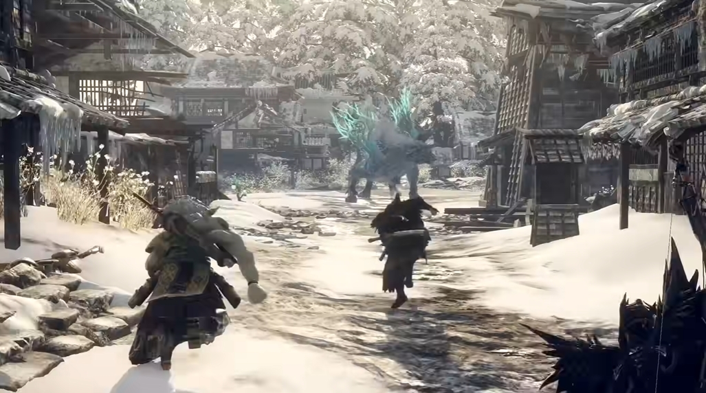 巨大な敵にはフレンドに助太刀してもらうことが可能！