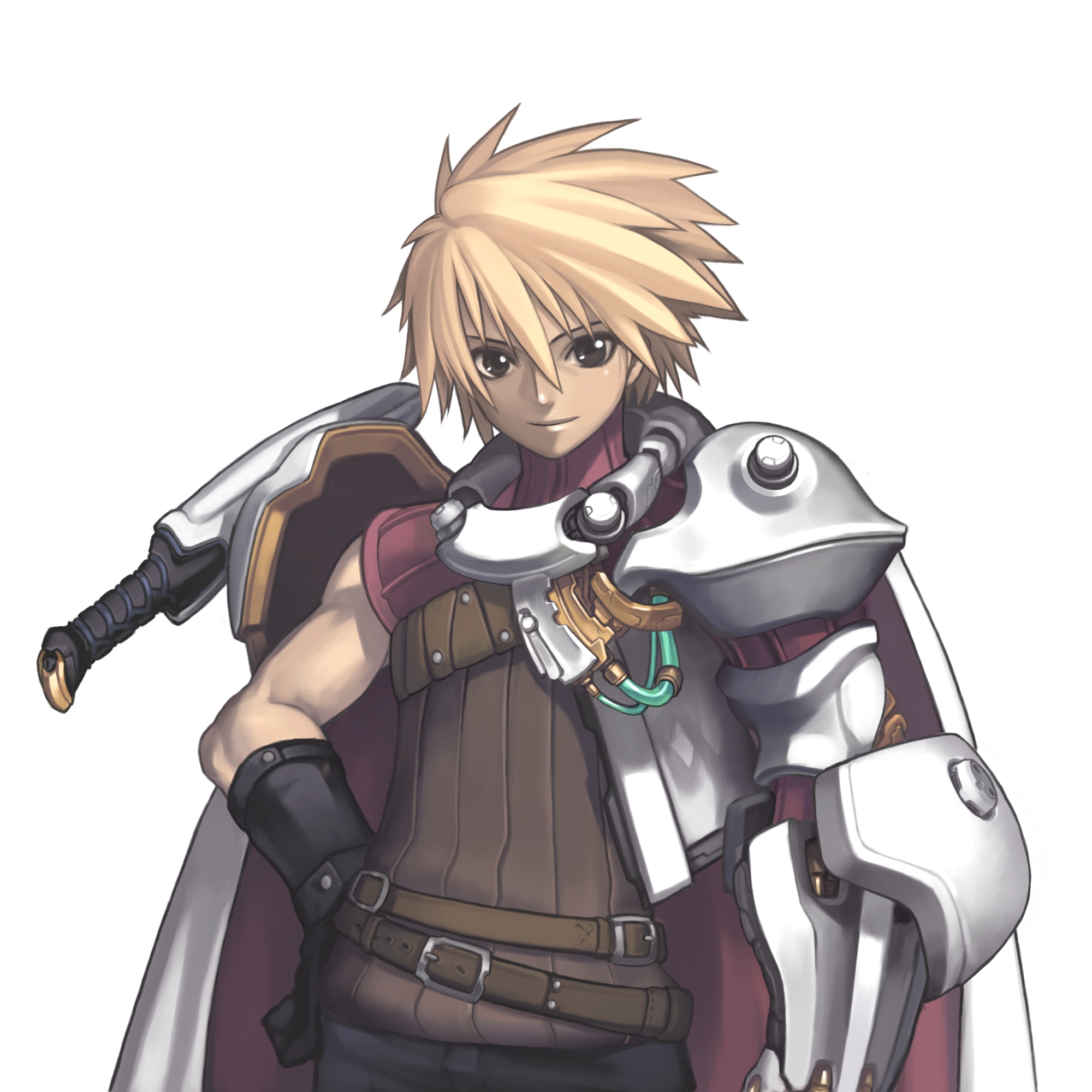 主人公のライナー・バルセルト。単純で、曲がったことが大嫌いな18歳の少年ということで、イベントではその直情さを随所で見せる