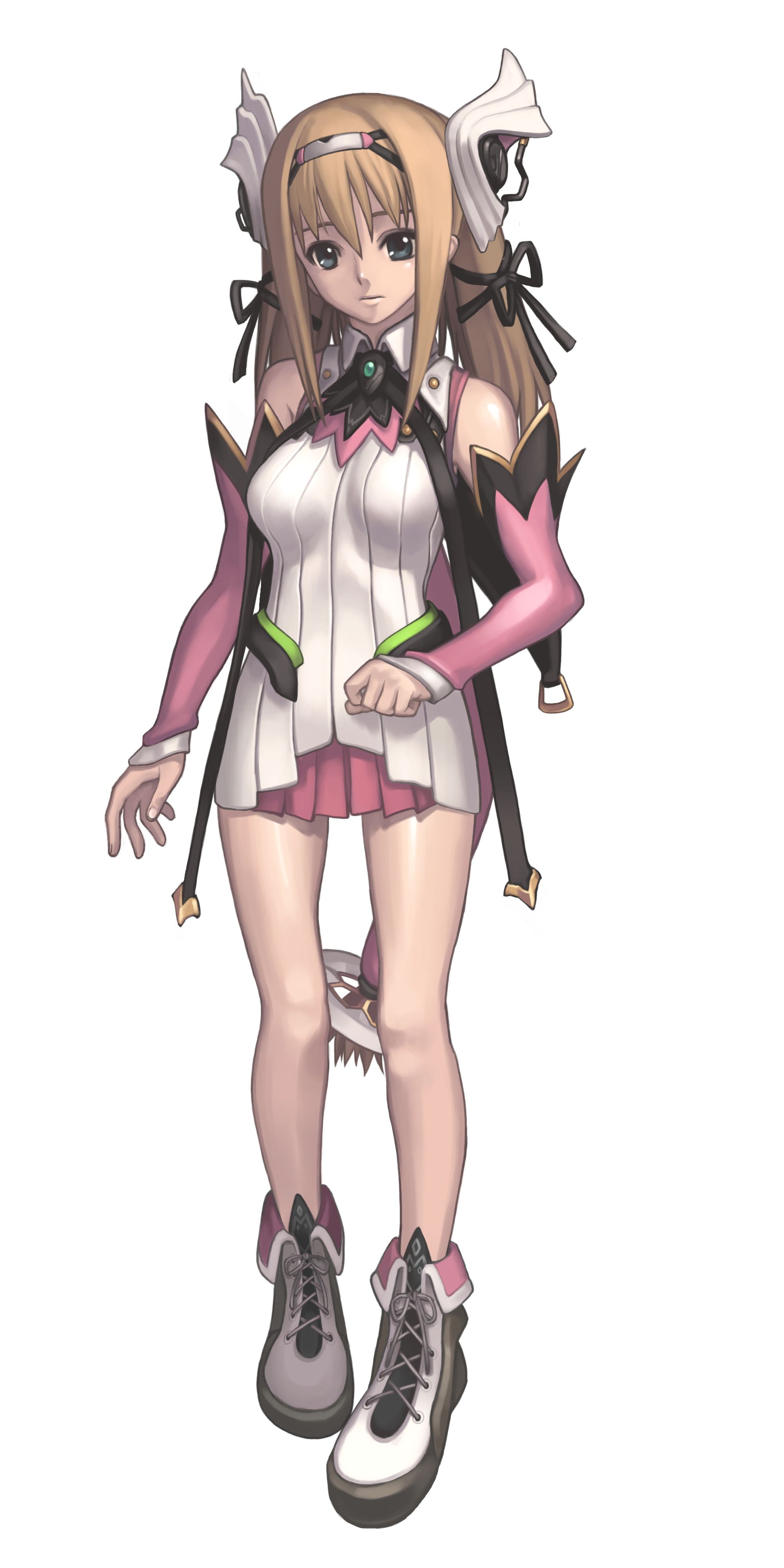 ヒロインの1人である、レーヴァテイルのオリカ・ネストミール。心に負った数々のトラウマにより、序盤は無口で沈みがち。しかし、ゲームを進めていけば……