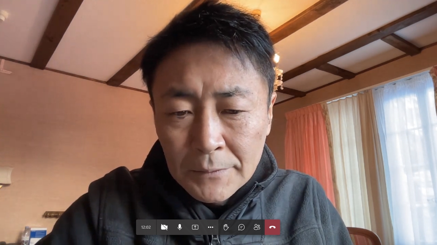 現在ヨーロッパに居るという山内氏。インタビューはオンライン形式にて行なわれた