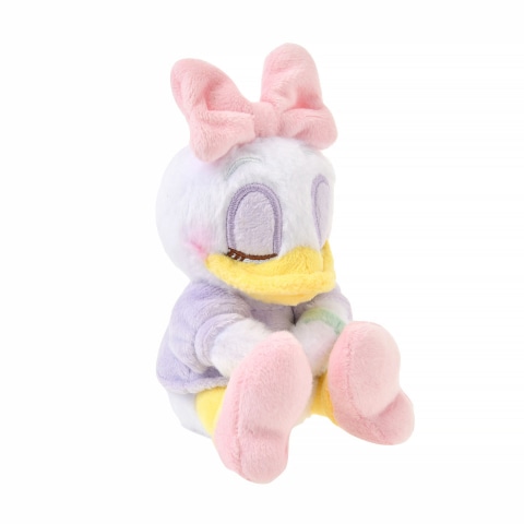 本日限定値下　新品　イーヨー ぬいぐるみ ウトウト　ディズニーストア　タグ付き ウトウト”したディズニーキャラクターのぬいぐるみ、デイジーダック