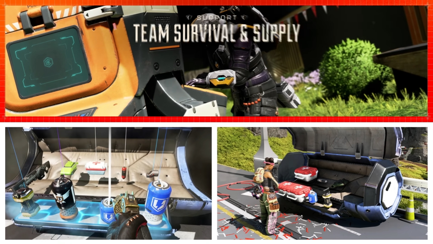 青の拡張サプライボックスを開けられるほか、味方のバナーをクラフトできる