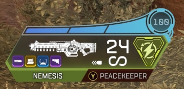 MAXの100になるとリコイルが落ち着き、連射速度が上がる