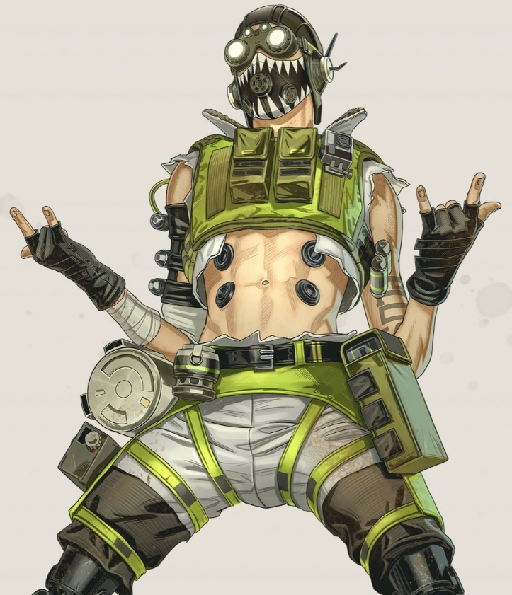 「スカーミッシャー」クラスのオクタン。筆者のお気に入りレジェンドの1人だ