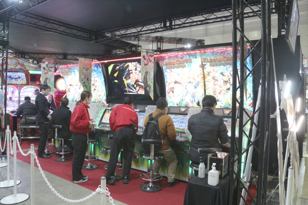 試遊ブースの付近にはポップが設置！