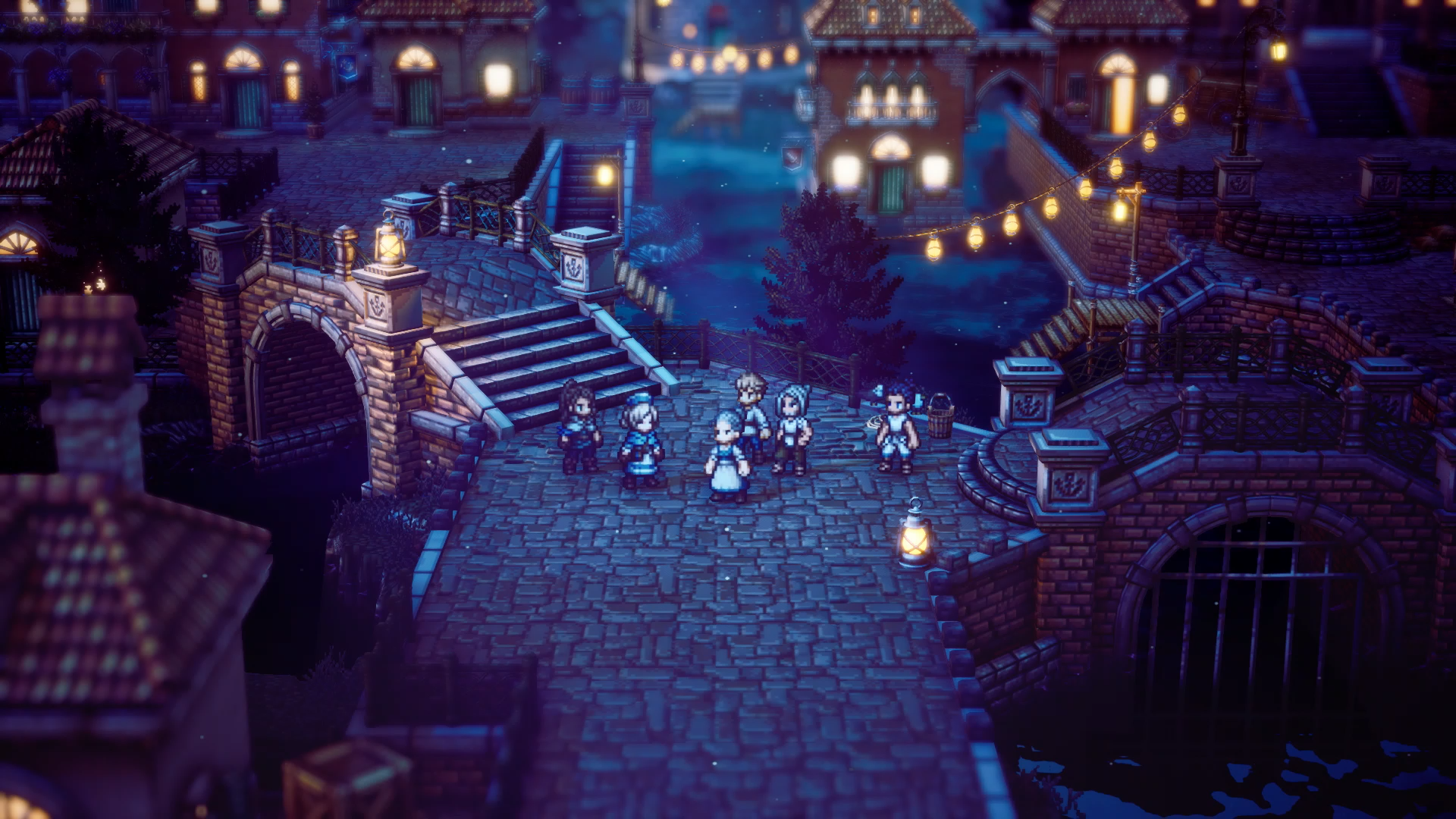 HD-2Dで描かれるグラフィックスは、何度見ても凄い。80年代90年代のドット絵が完全2Dだったのに対して、HD-2Dは3D表現にも長けており、特別なハードを使用せずとも立体感ある映像が流れる様には感心させられっぱなし