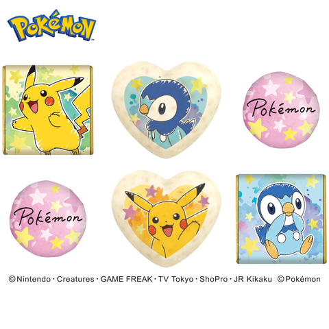 可愛いポケモンのデザインが入ったホワイトデー向けギフトが販売中