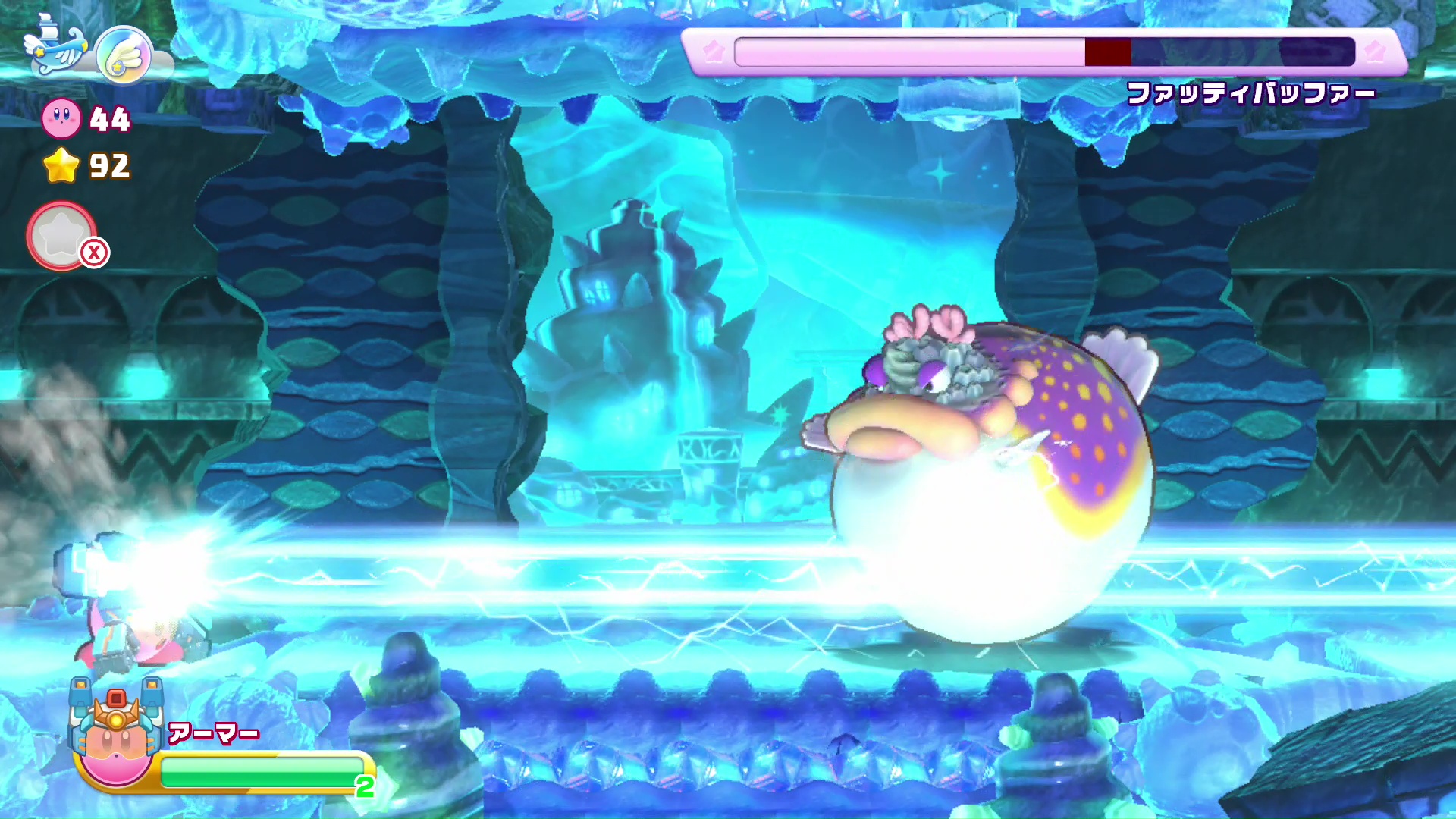 アーマーは攻撃だけでなくホバリングにも優れ、空中移動がしやすい