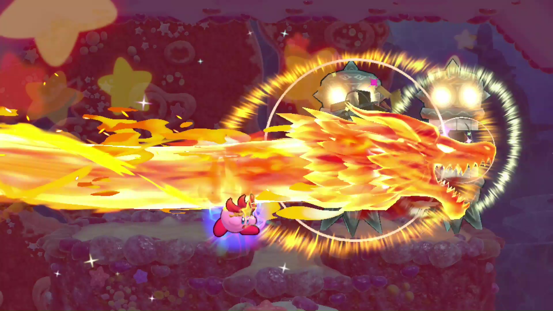 「ドラゴストーム」は炎のドラゴンが前方を焼き尽くす