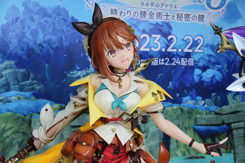 TGS2022でお披露目された「等身大ライザフィギュア」3種が大阪に