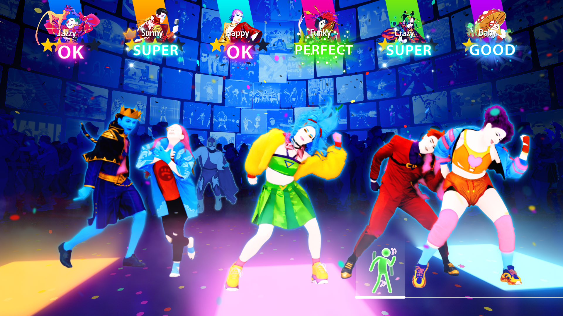 「If You Wanna Party」プレイ画面