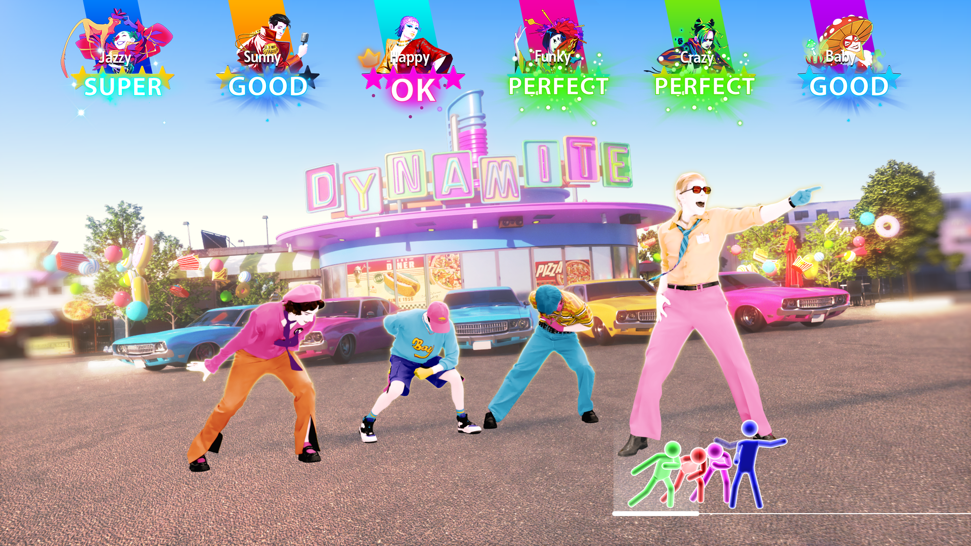 「Dynamite」プレイ画面