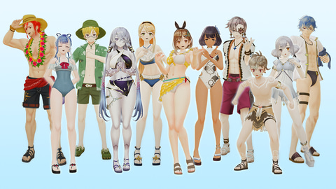 ライザのアトリエ3」、有料DLC「エンドレスサマースプラッシュ!」を