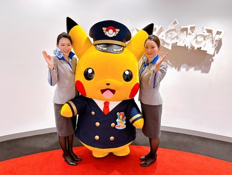 ANA、レックウザが大胆に描かれた「ピカチュウジェットNH」6月4