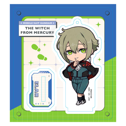 水星の魔女 アクリルスタンド 全巻購入特典 スレッタ グエル Joshin