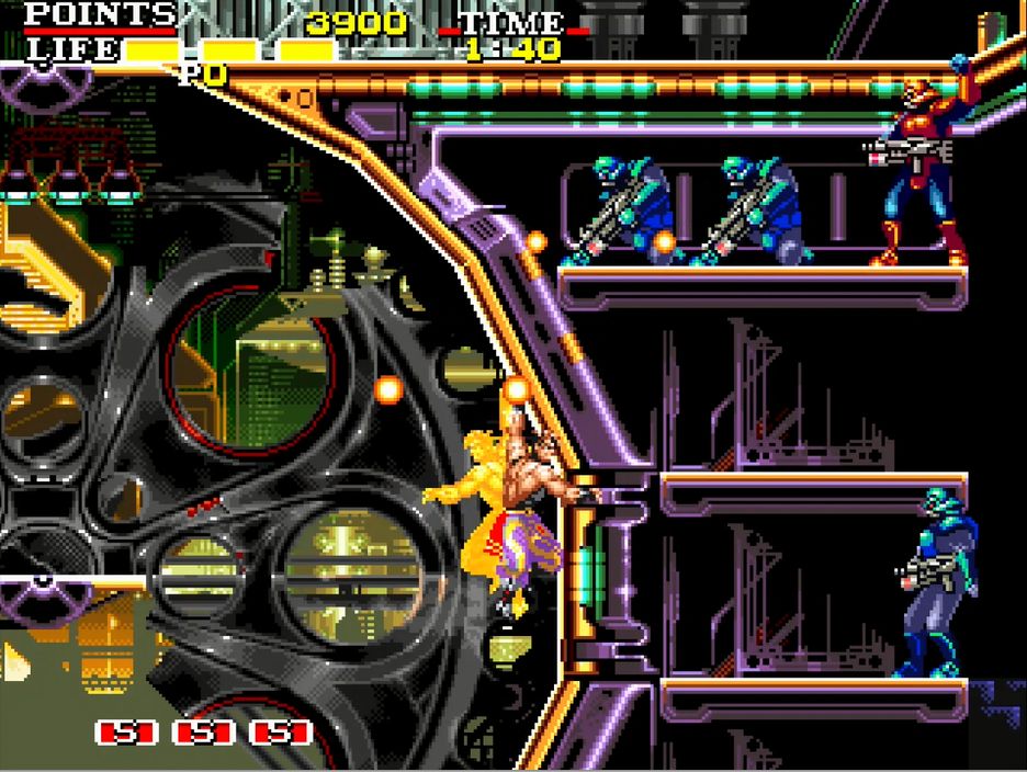 27年の時を経て、まさかの移植が実現。プレイ中の画面表示は、昔のブラウン管モニターと同じ4:3になっている