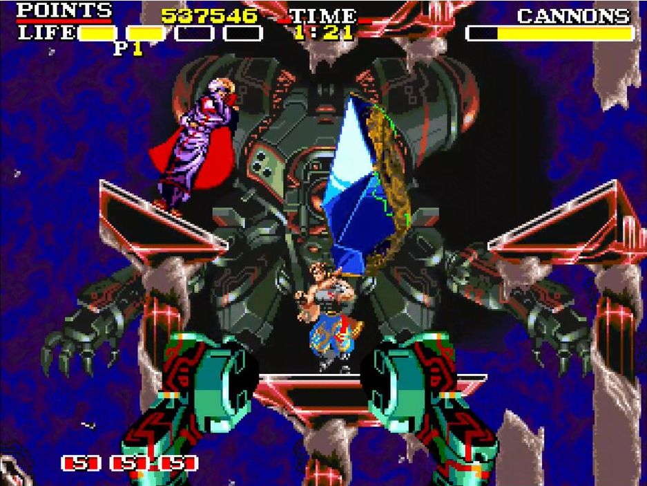 27年の時を経て、まさかの移植が実現。プレイ中の画面表示は、昔のブラウン管モニターと同じ4:3になっている