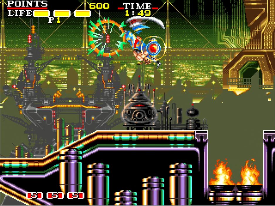 宙に浮くポッドを破壊するとアイテムが出現