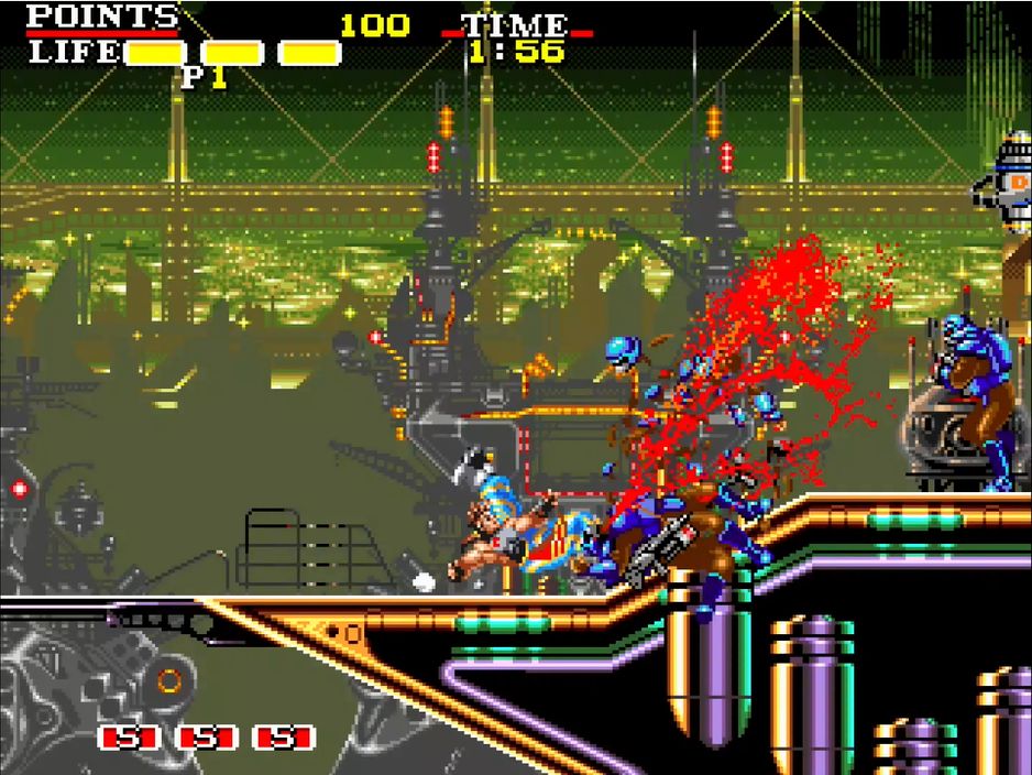 ジャンプして空中で敵に重なった瞬間にBボタンを押すことでも投げ技「鰐掛け」が繰り出せる