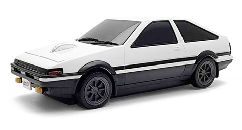 頭文字D」より藤原拓海が作中で運転する「AE86」の車体を再現した無線
