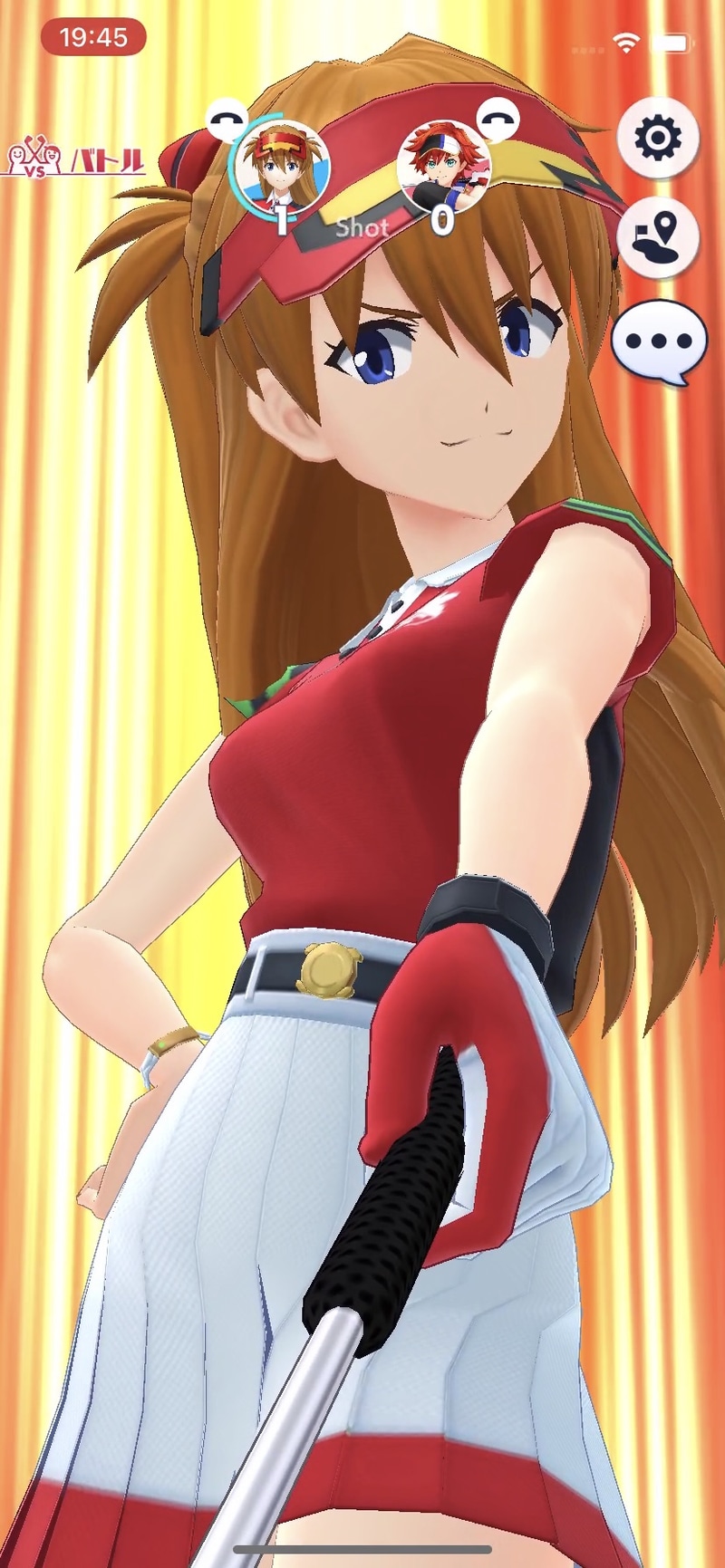 アスカのスキルショット発動