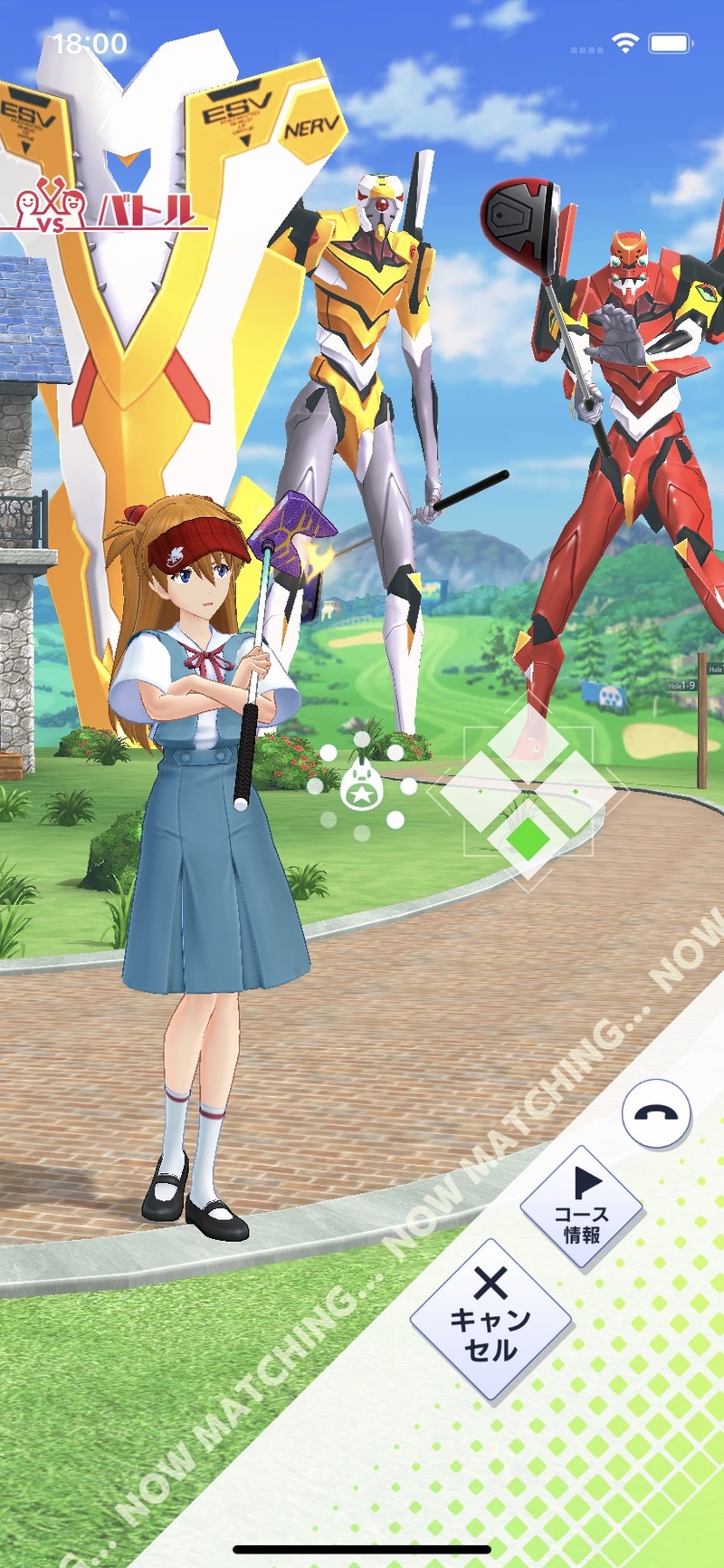 マッチング待機画面にも零号機と2号機の姿が