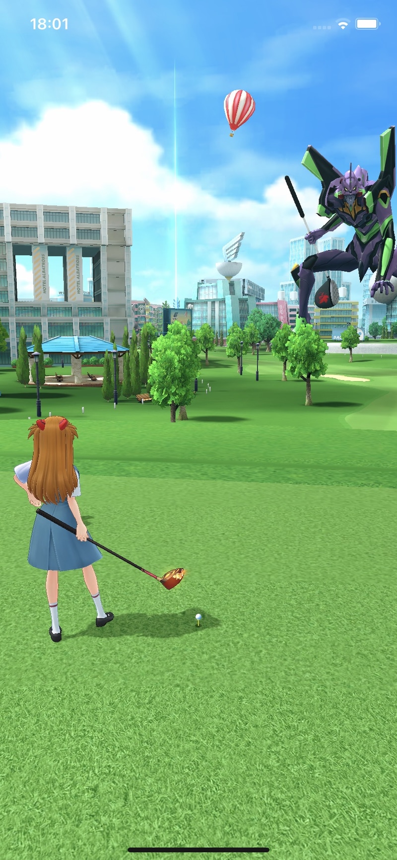 初号機と目が合った…