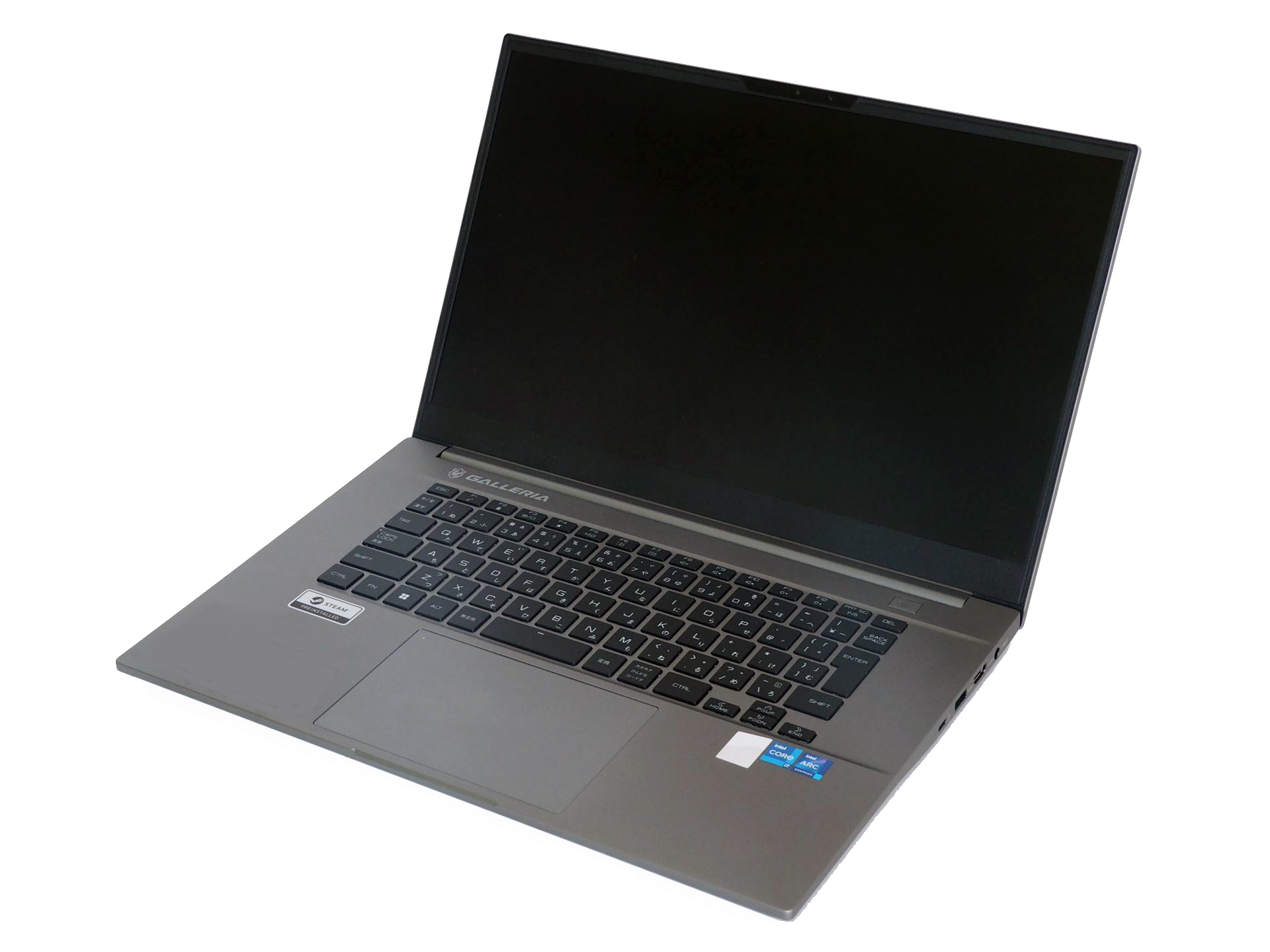 Intel Arc A550Mを搭載したゲーミングノートPC「GALLERIA UL7C-AA3」