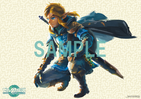 ゼルダの伝説　ティアキン　2次創作　書き下ろし　色紙 ゼルダの伝説 ティアキン 2次創作 書き下ろし 色紙 （ゼルダの