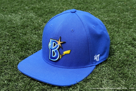 横浜DeNAベイスターズポケモンピカチュウコラボキャップブルー'47