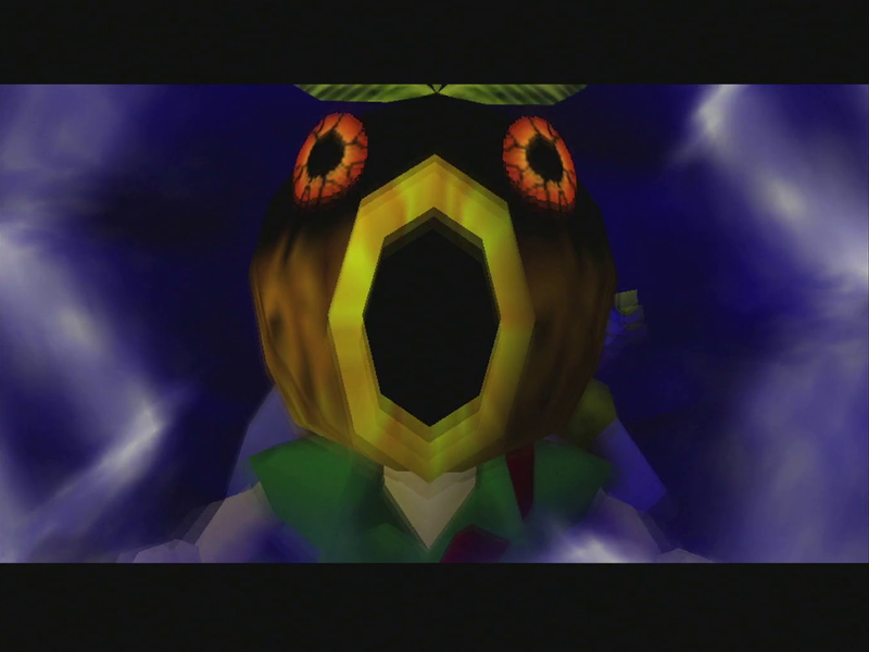 仮面をつける際はちょっと演出が怖い